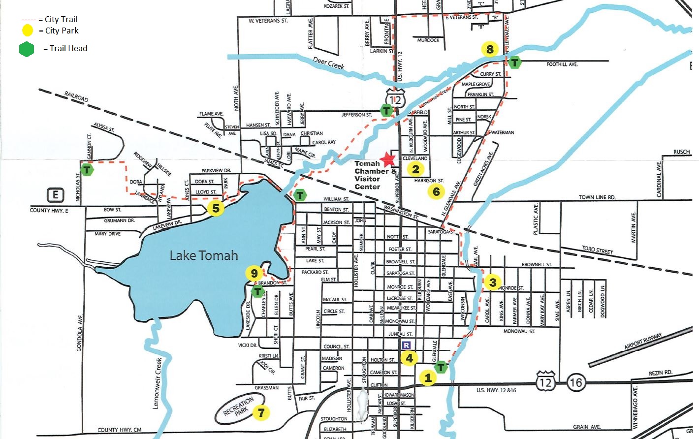 City Of Tomah Recreation Trail Tomah Wisconsin City Of Tomah Recreation Trail Tomah Wisconsin