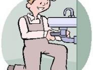 Cartoon of a plumber