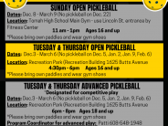 Winter Pickleball