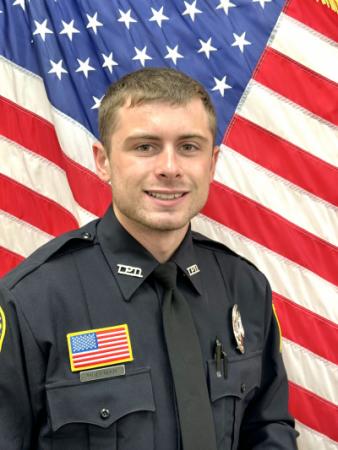 Officer Hoffman wearing his patrol uniform